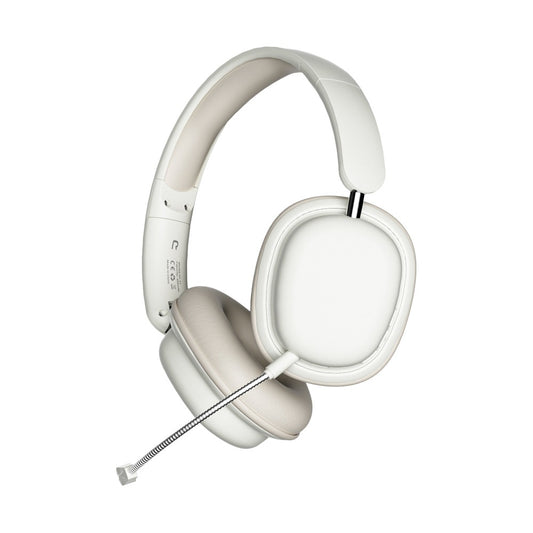 Wireless Bluetooth 5.3 Headphones 3D Stereo Headset - White