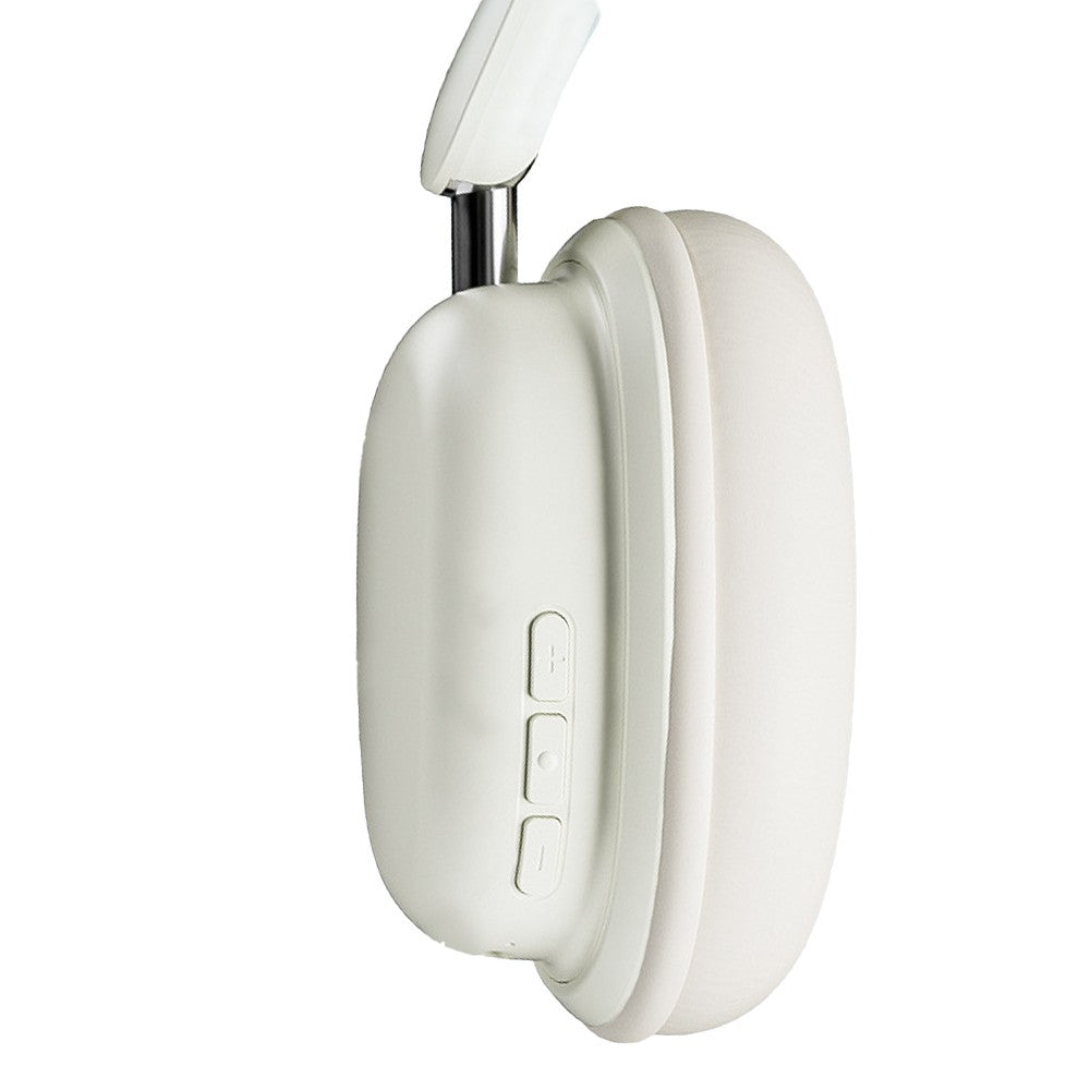 Wireless Bluetooth 5.3 Headphones 3D Stereo Headset - White