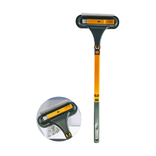 3-in-1 Multifunctional Window Screen Cleaning Brush - Yellow