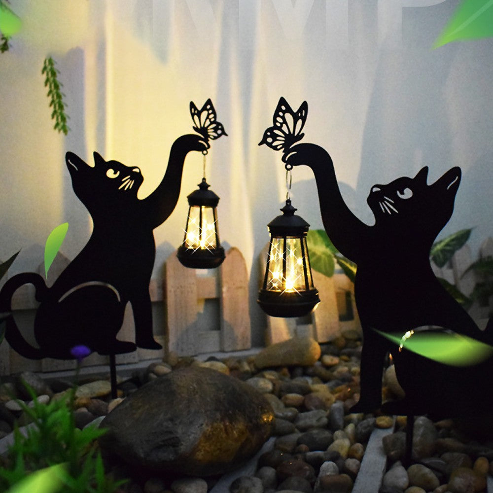 2Pcs Solar Garden Lights Outdoor Lights Decor for Yard Lawn