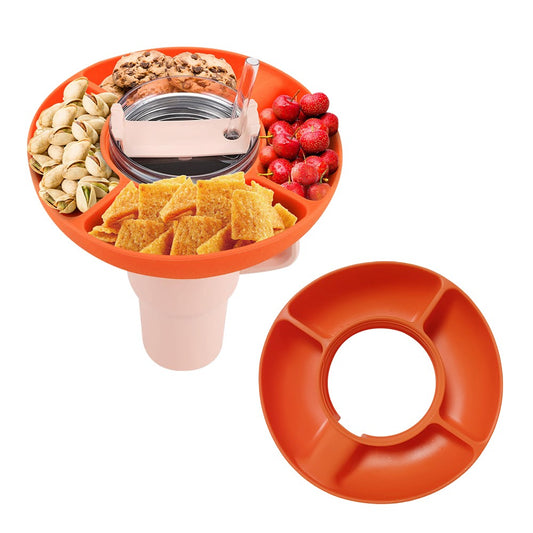 1Pc Silicone Snack Bowl for 40oz Stanley Cup - Orange