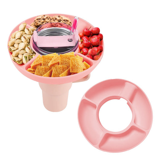 1Pc Silicone Snack Bowl for 40oz Stanley Cup - Pink