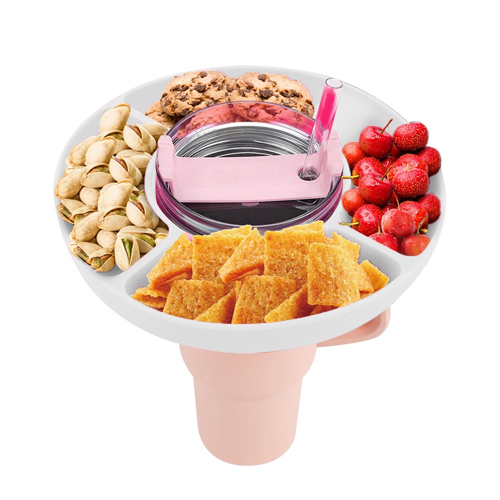 1Pc Silicone Snack Bowl for 40oz Stanley Cup - White