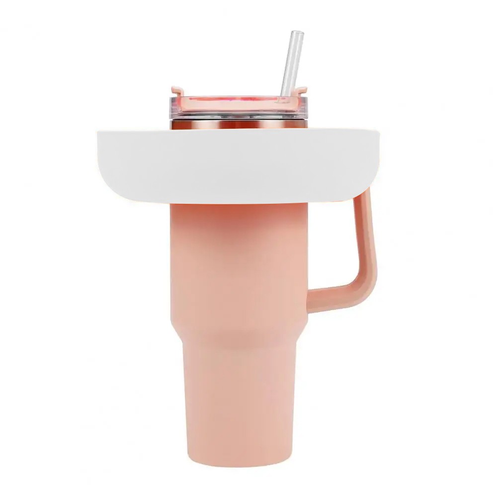 1Pc Silicone Snack Bowl for 40oz Stanley Cup - White