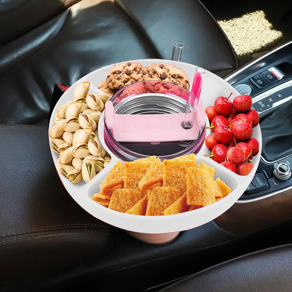 1Pc Silicone Snack Bowl for 40oz Stanley Cup - White