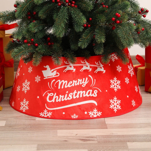 Christmas Tree Collar Tree Skirt Xmas Tree Stand Cover Xmas Decor - Style 2 - L