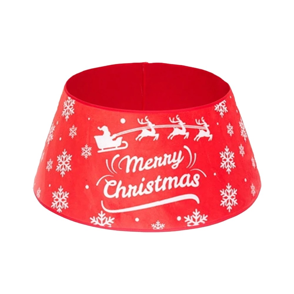 Christmas Tree Collar Tree Skirt Xmas Tree Stand Cover Xmas Decor - Style 2 - L