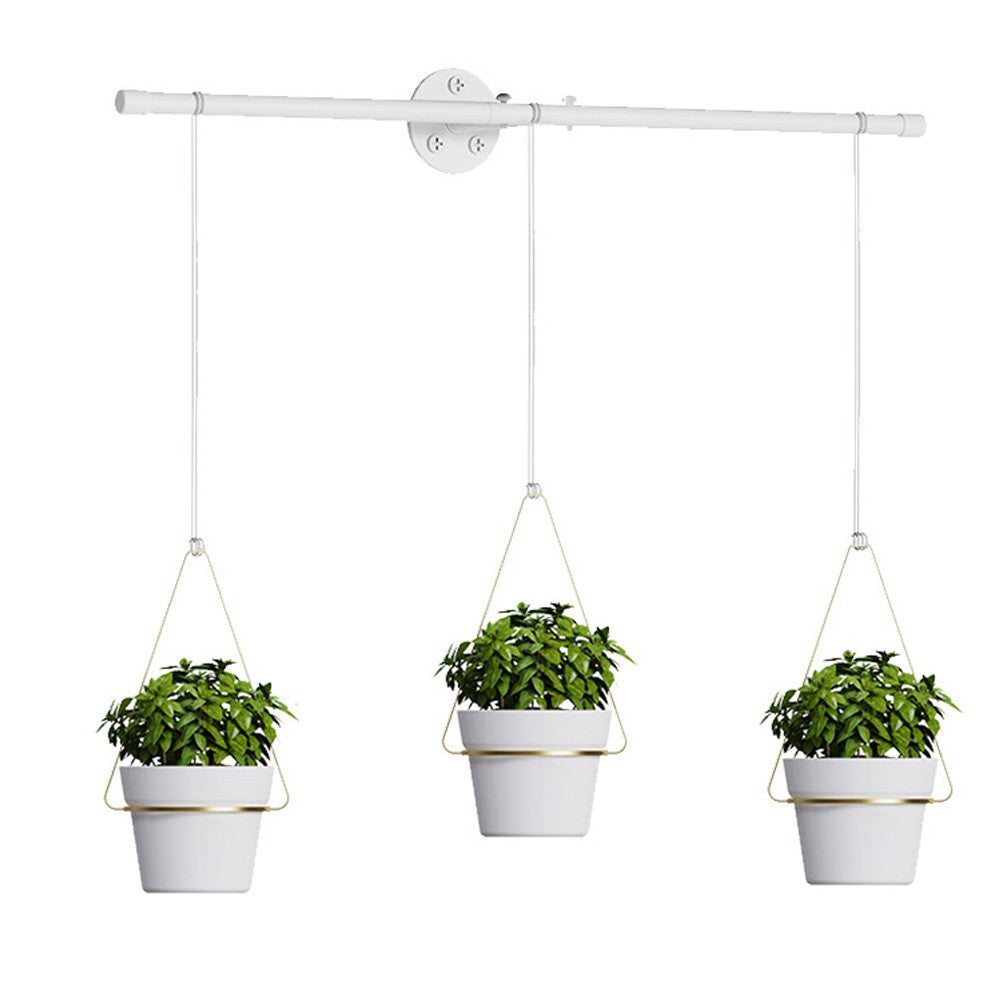 1Pc Detachable Triflora Hanging Planter - Gold