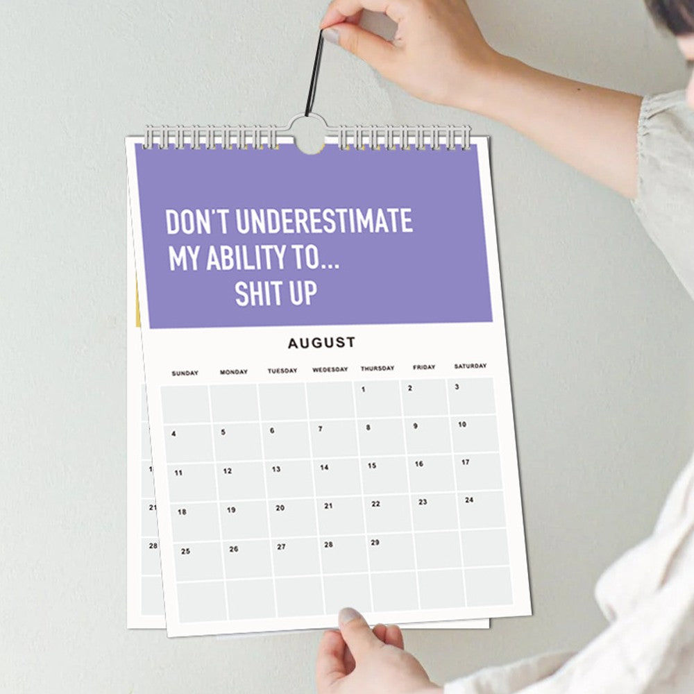 1Pc Adulting is Hard 2024 Calendar 2024 Wall Calendar Monthly Planner