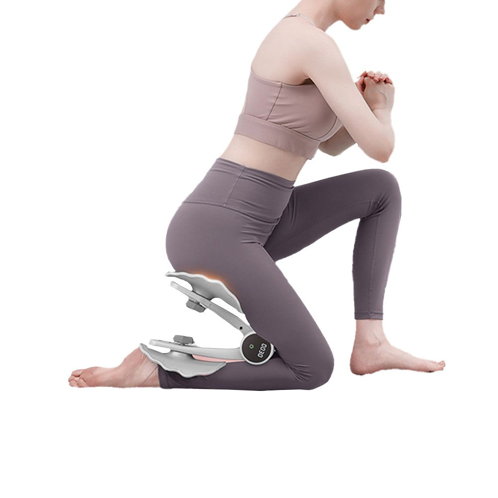 Women Inner Thigh Exerciser Pelvic Floor Muscle Trainer with Counter - Grey
