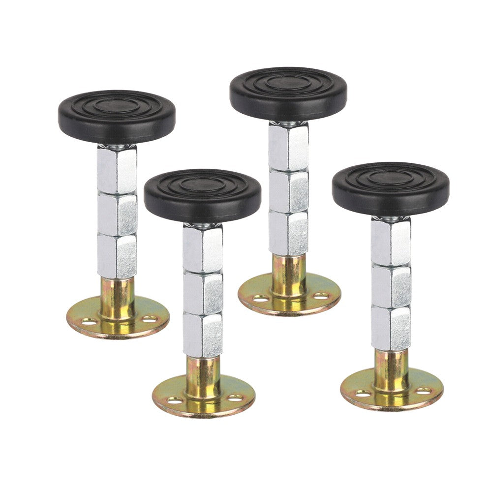 4Pcs 77-112mm Adjustable Threaded Bed Frame Anti-Shake Tools Headboard Stoppers