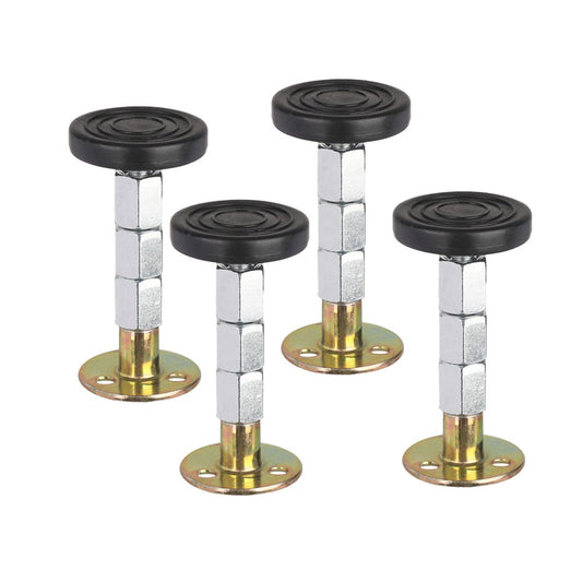 4Pcs 77-112mm Adjustable Threaded Bed Frame Anti-Shake Tools Headboard Stoppers