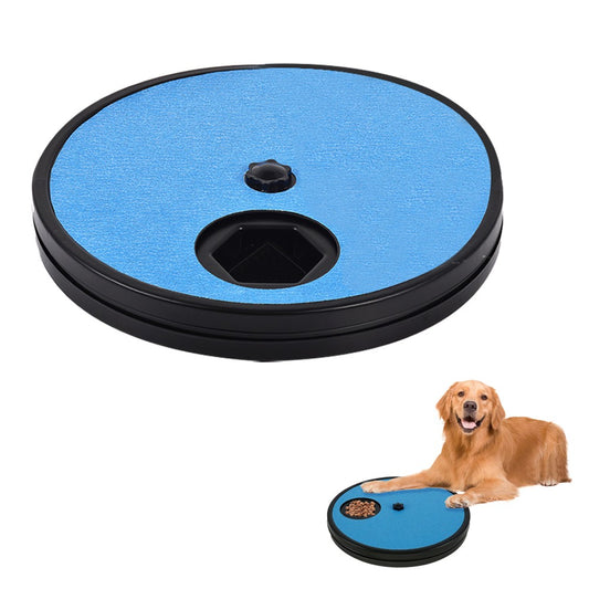 Dog Nail Scratch Board Dog Nail Grinder with Hidden Treat Compartments - Blue