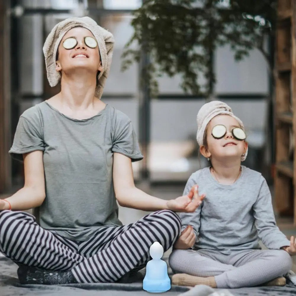 1Pc 4-7-8 Guided Visual Meditation Breathing Light Yoga Mindfulness Tool