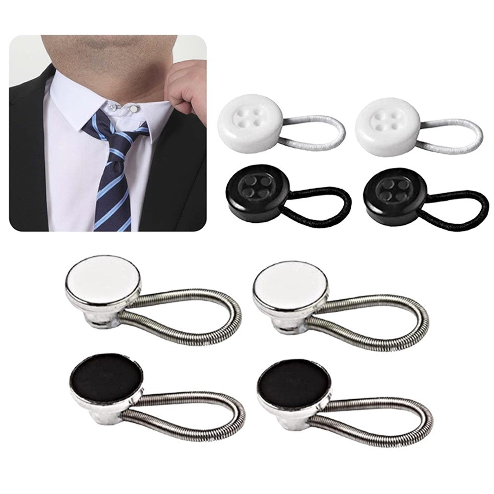 8Pcs Shirt Collar Button Extender Shirt Cuff Expander for Mens