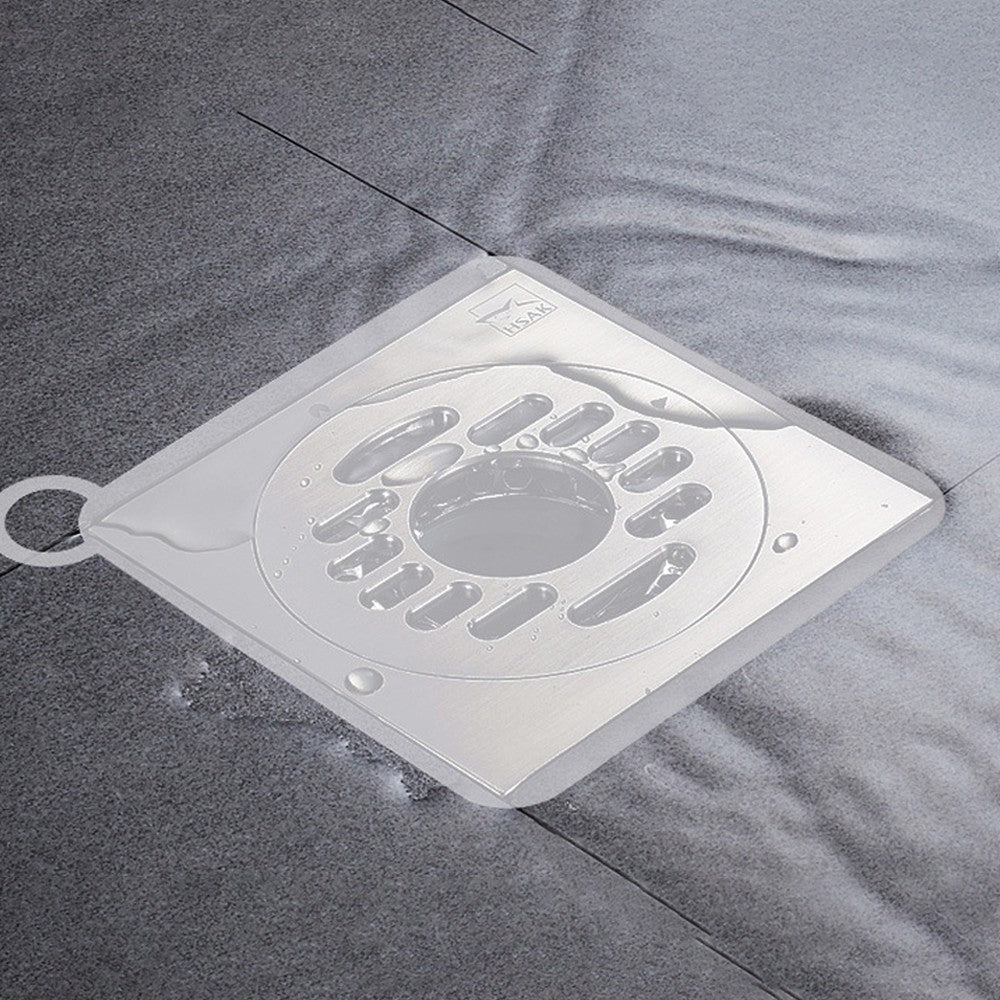 4Pcs 20x20cm Anti-smell Sewer Sealing Silicone Cover Tub Stopper Floor Drain Mat