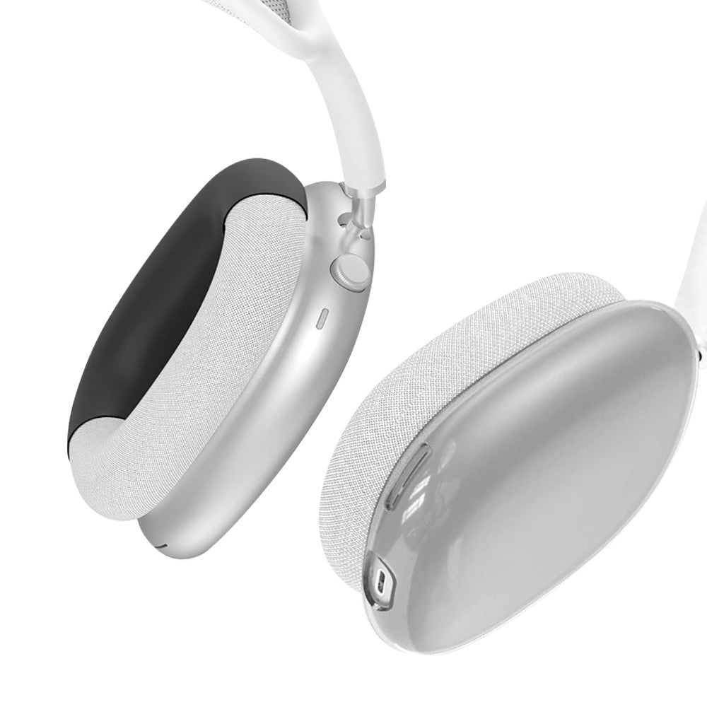 For Apple Airpods Max Protective Cover Case Transparent Headphones Case - Black