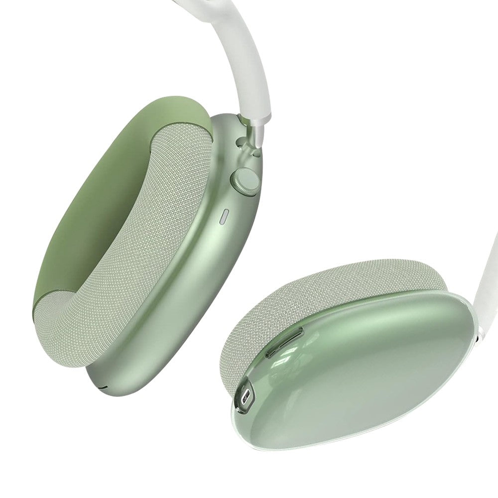 For Apple Airpods Max Protective Cover Case Transparent Headphones Case - Green