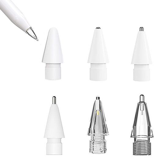6Pcs Non-Brand Replacement Nib Accessories for Apple Pencil 2nd/1st Gen
