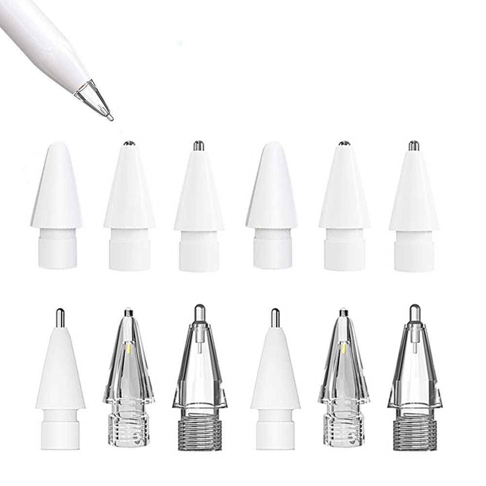 12Pcs Non-Brand Replacement Nib Accessories for Apple Pencil 2nd/1st Gen