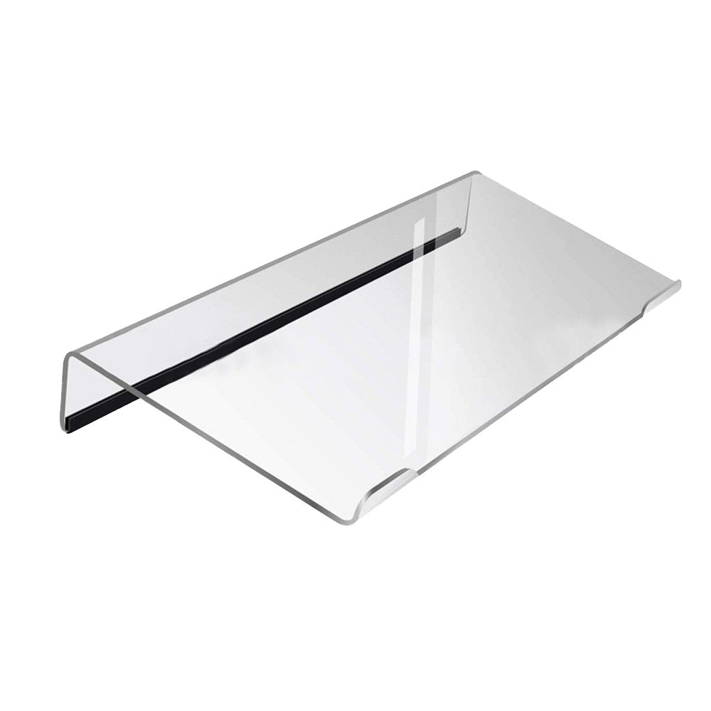 Tilted Computer Keyboard Stand Acrylic Keyboard Holder with Anti-Slip Strip