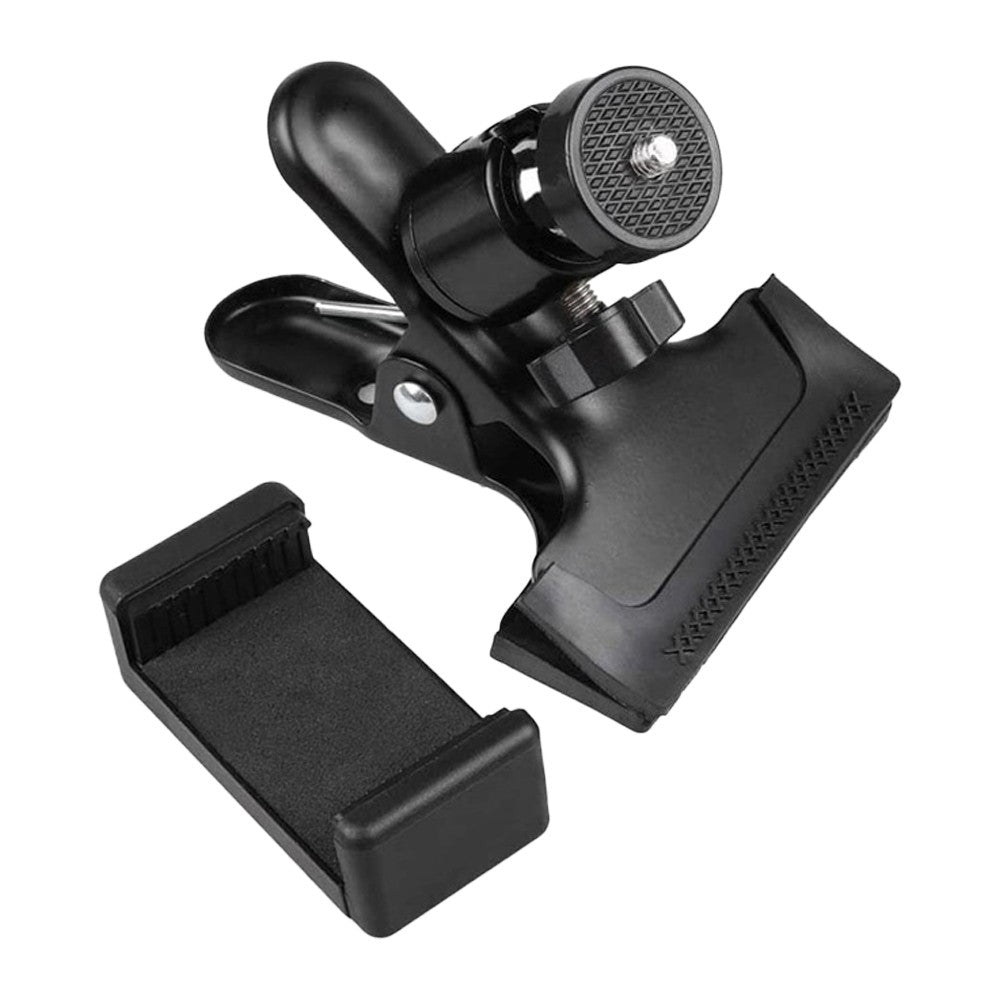 1Pc Guitar Bass Head Phone Holder Clip-On Live Broadcast Phone Bracket