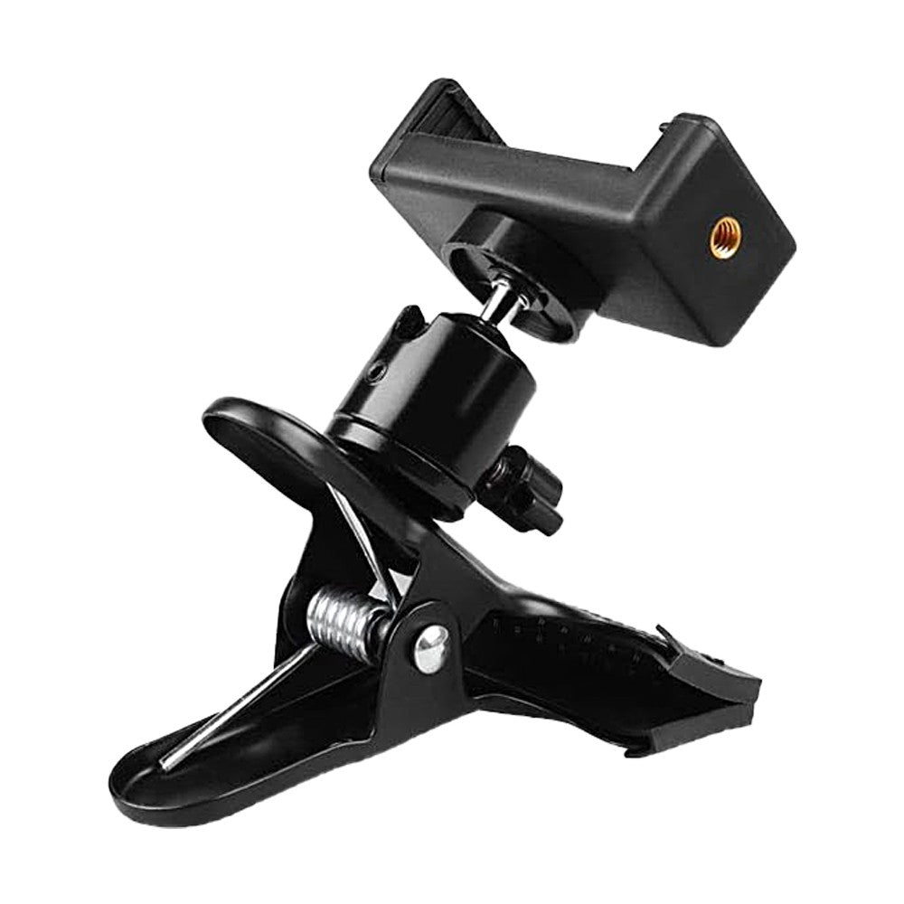 1Pc Guitar Bass Head Phone Holder Clip-On Live Broadcast Phone Bracket