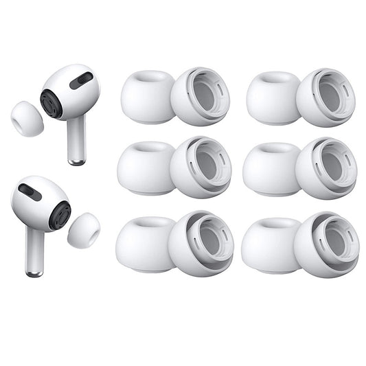 6 Pairs of Replacement Ear Tips for AirPods Pro and AirPods Pro 2nd Gen - S/M/L