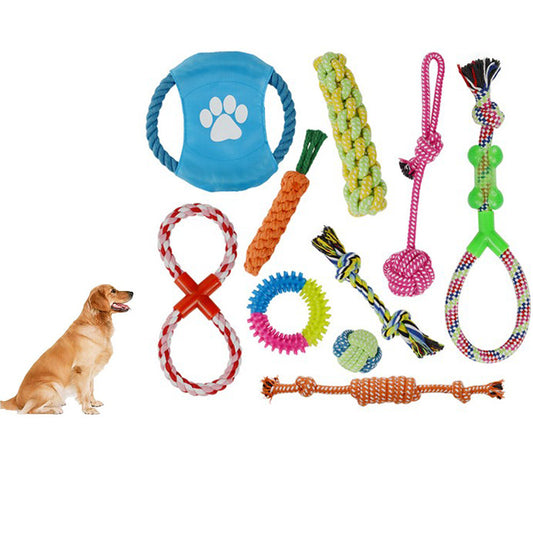 10-Piece Dog Rope Toy Set