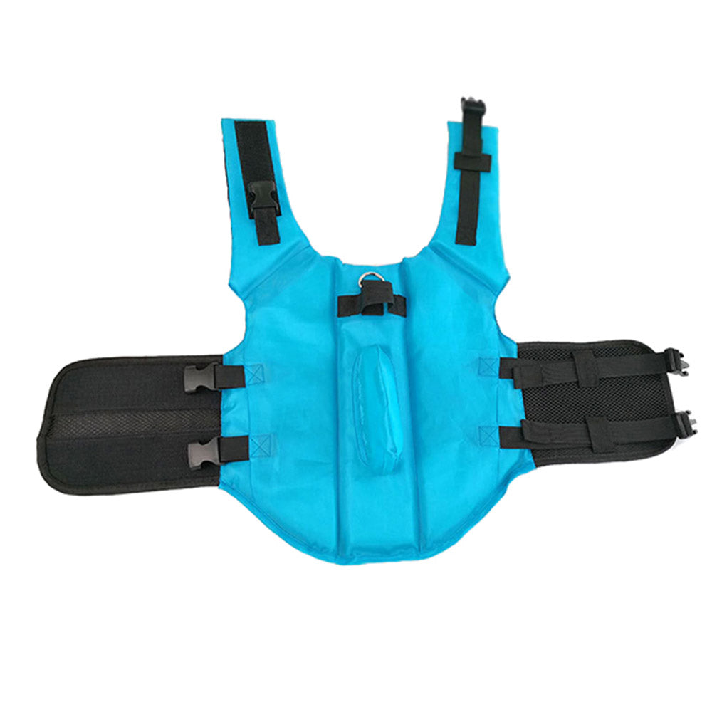 L Size Blue Shark Fin Dog Life Jacket Vest