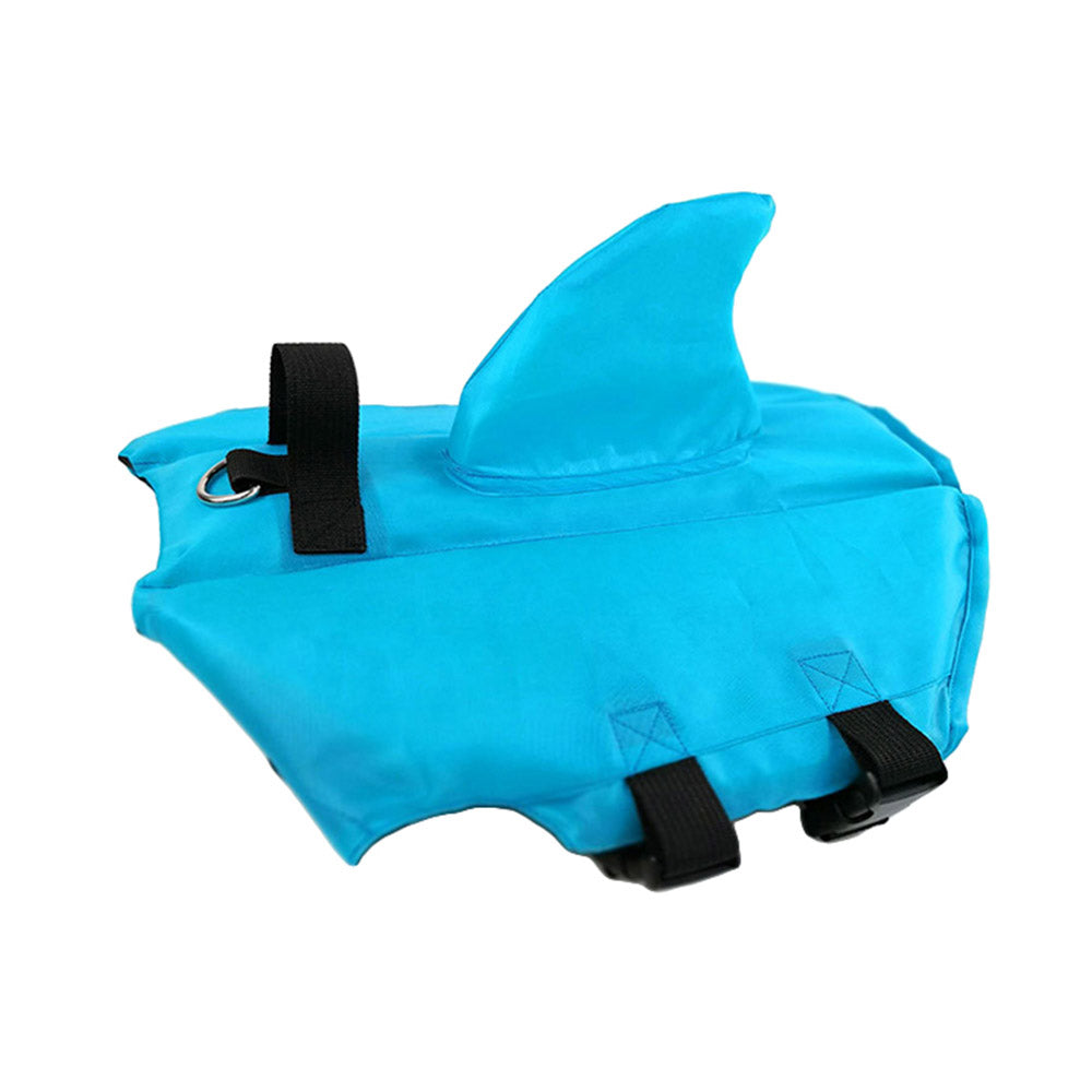 S Size Blue Shark Fin Dog Life Jacket Vest