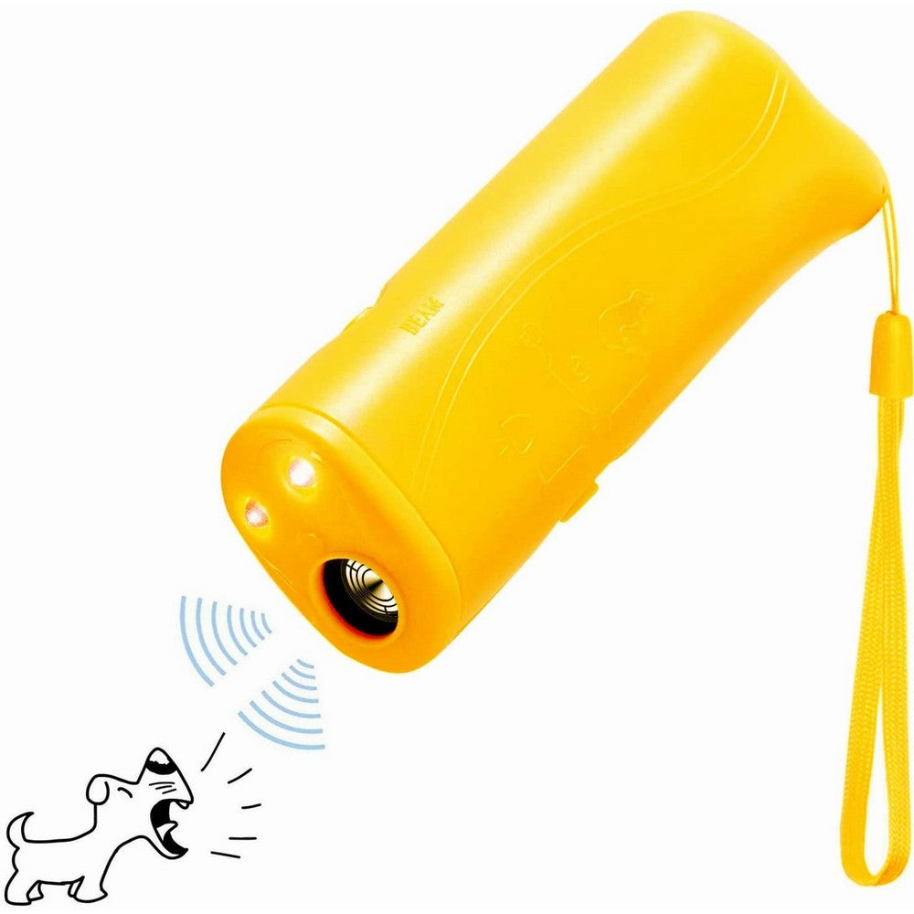 Anti-Barking Dog Trainer Dog Repellent Trainer Ultrasonic Anti Barking Device with LED Flashlight