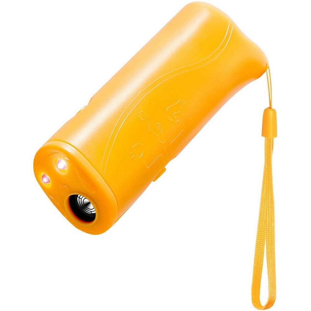 2 X Anti-Barking Dog Trainer Dog Repellent Trainer Ultrasonic Anti Barking Device with LED Flashlight