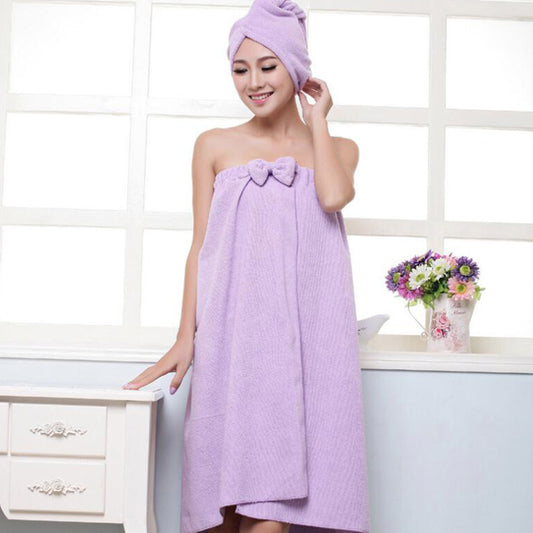 Woman Hat Bathing Towel Shower Supply