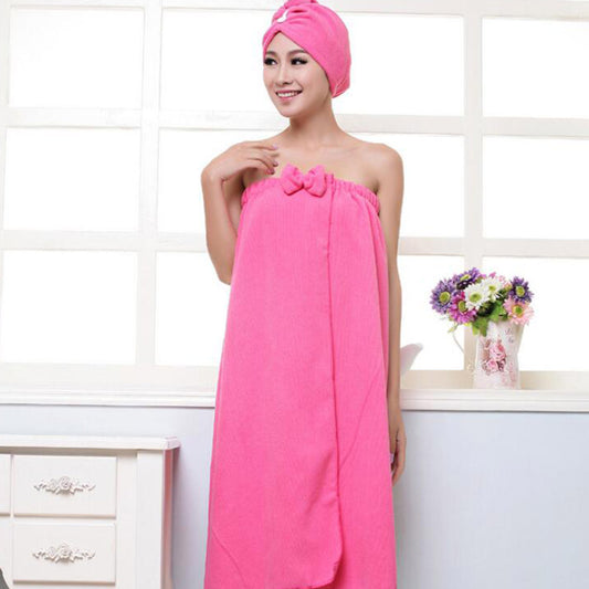 Woman Hat Bathing Towel Shower Supply