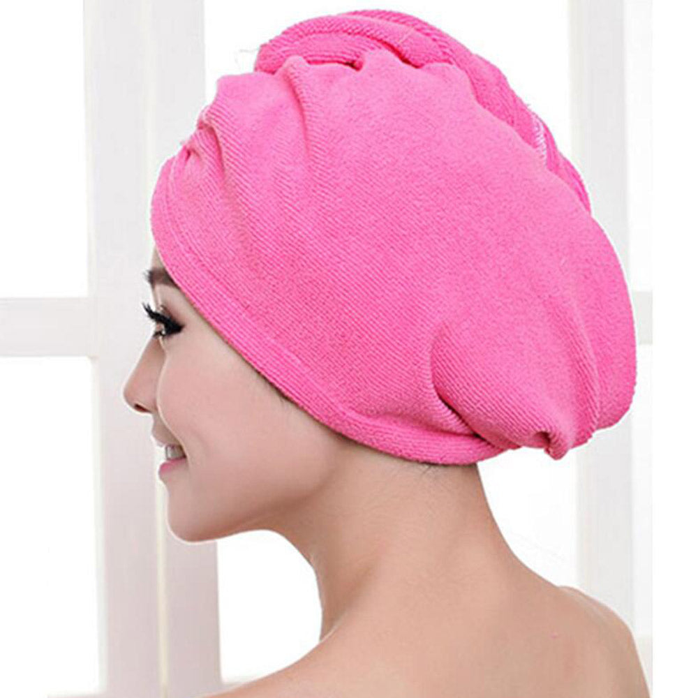 Woman Hat Bathing Towel Shower Supply