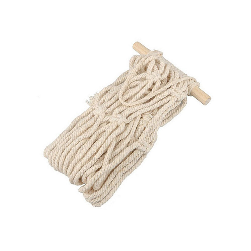 Plant Pot Holder Cotton Boho Macrame Hanger Flowerpot Braided Basket Hemp Style 1 WITHOUT PLANT AND FLOWER POT