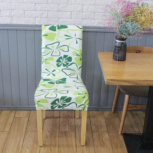4X Printed Pattern Stretch Dining Chair Slipcovers Home Decor-Style 4