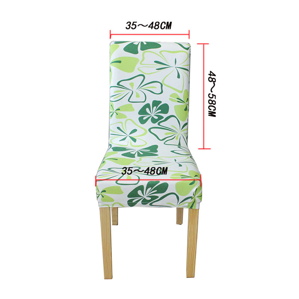 4X Printed Pattern Stretch Dining Chair Slipcovers Home Decor-Style 4