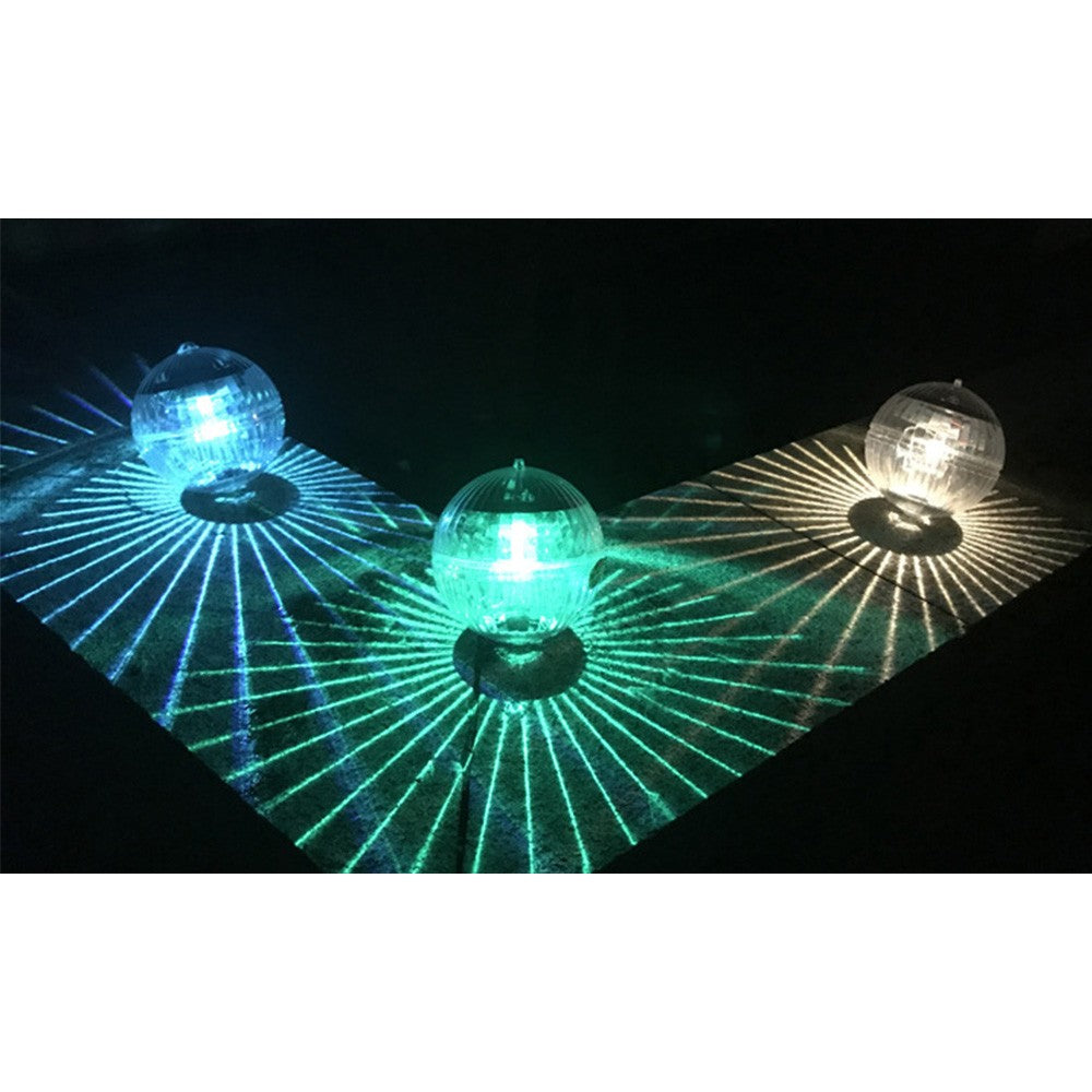 4 X Colour Changing Waterproof Solar Floating LED Lights