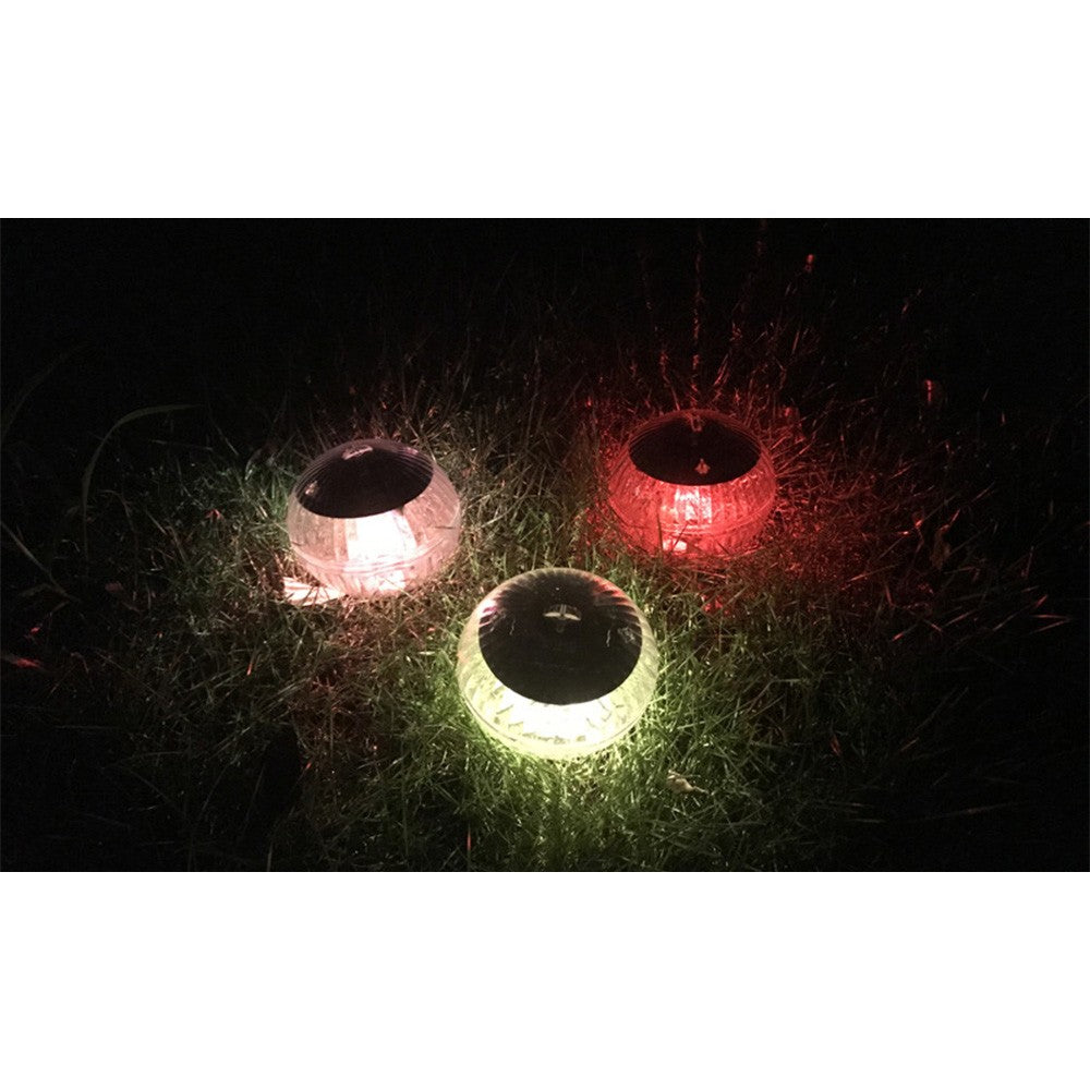 4 X Colour Changing Waterproof Solar Floating LED Lights