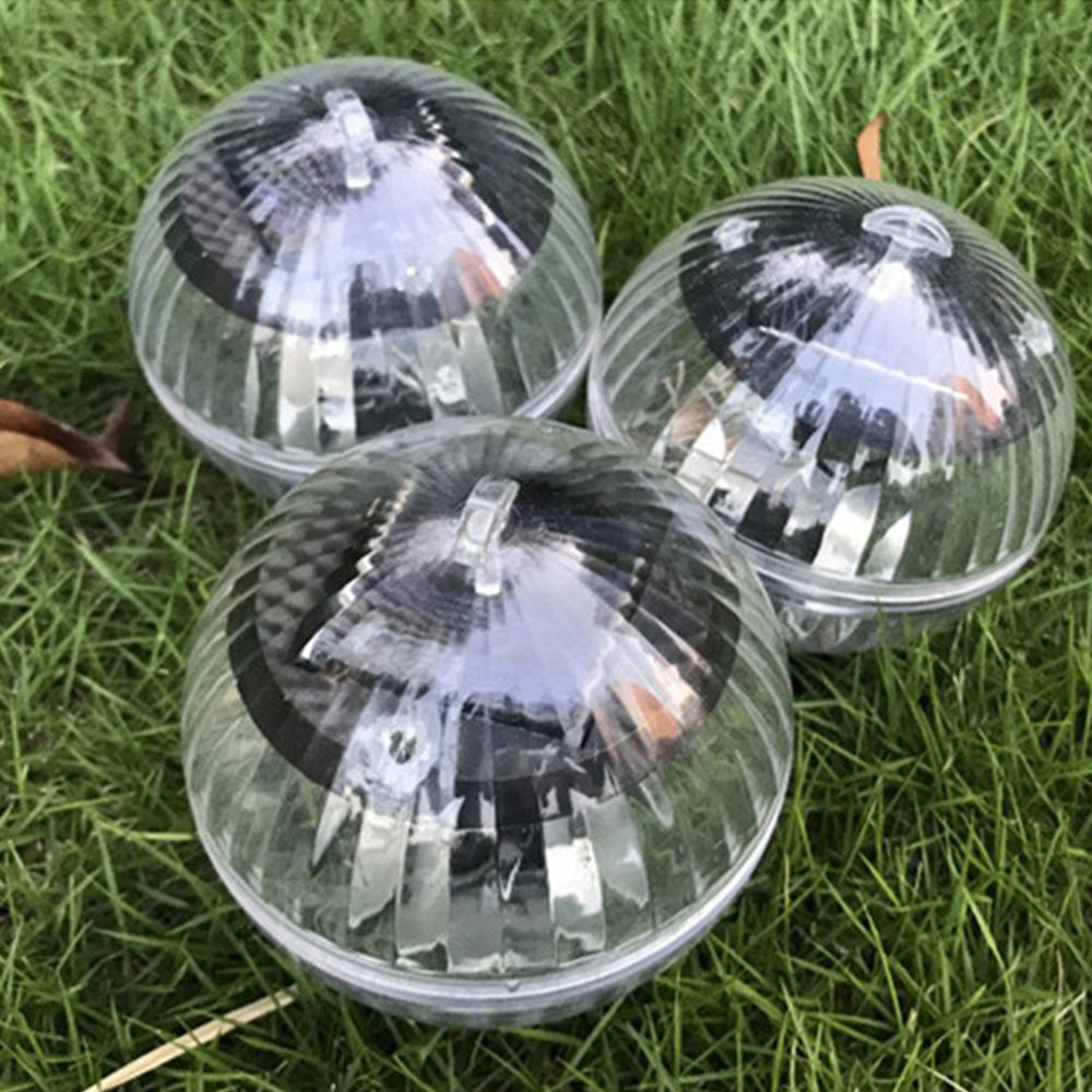 4 X Waterproof Solar Floating LED Lights Warm White