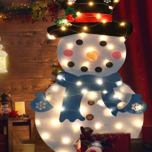 DIY Felt Christmas Snowman Set