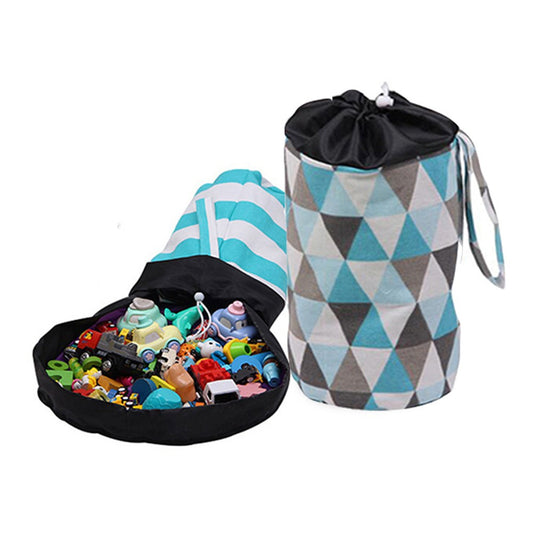 Toys Storage Basket and Play Mat Style 1 Large