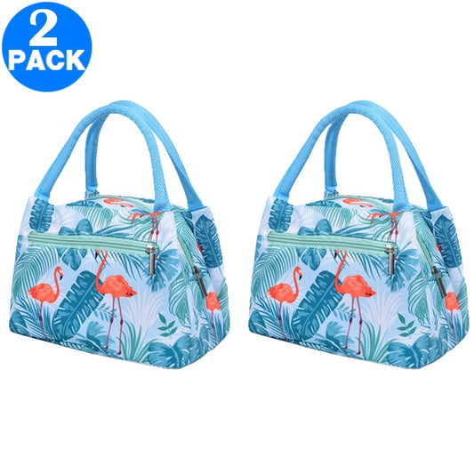 2 X Insulated Lunch Bags Style 4