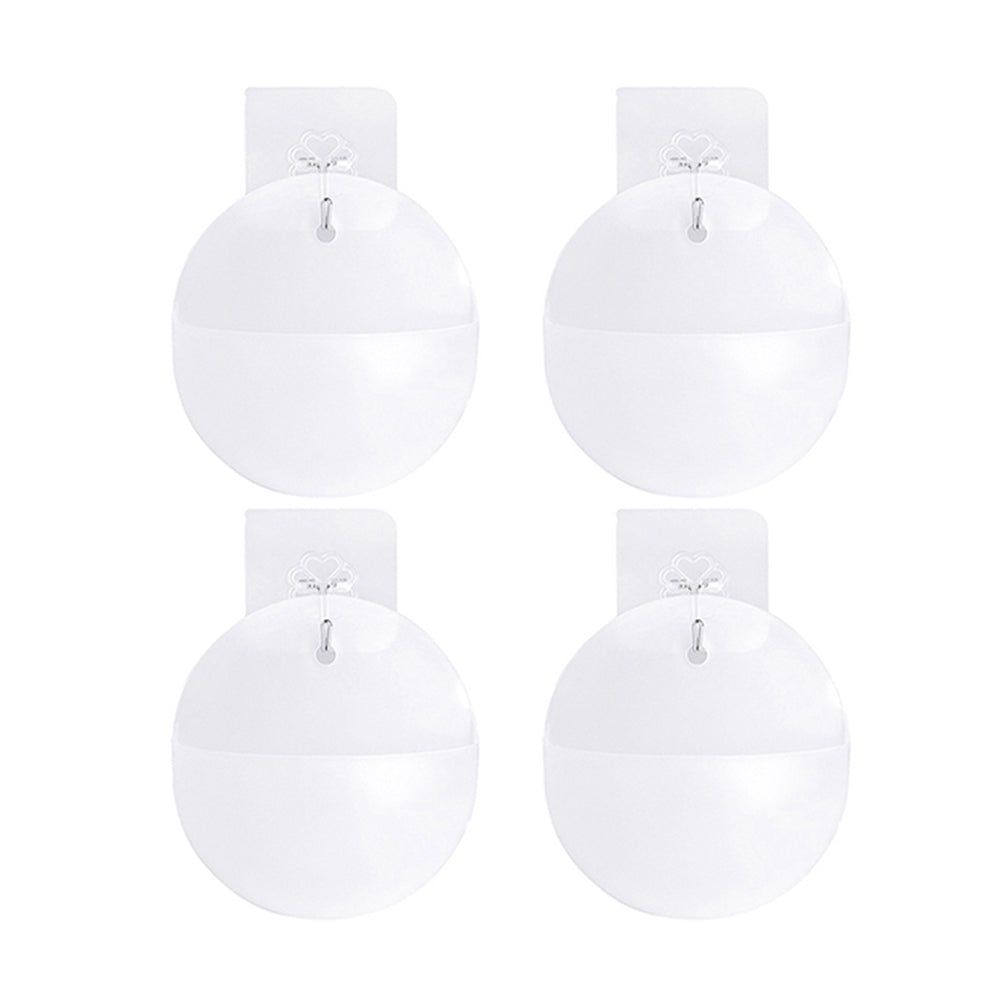 4X Transparent Wall Mounted Planters Hanging Plant Pot Grow Vase Tank Home Decor