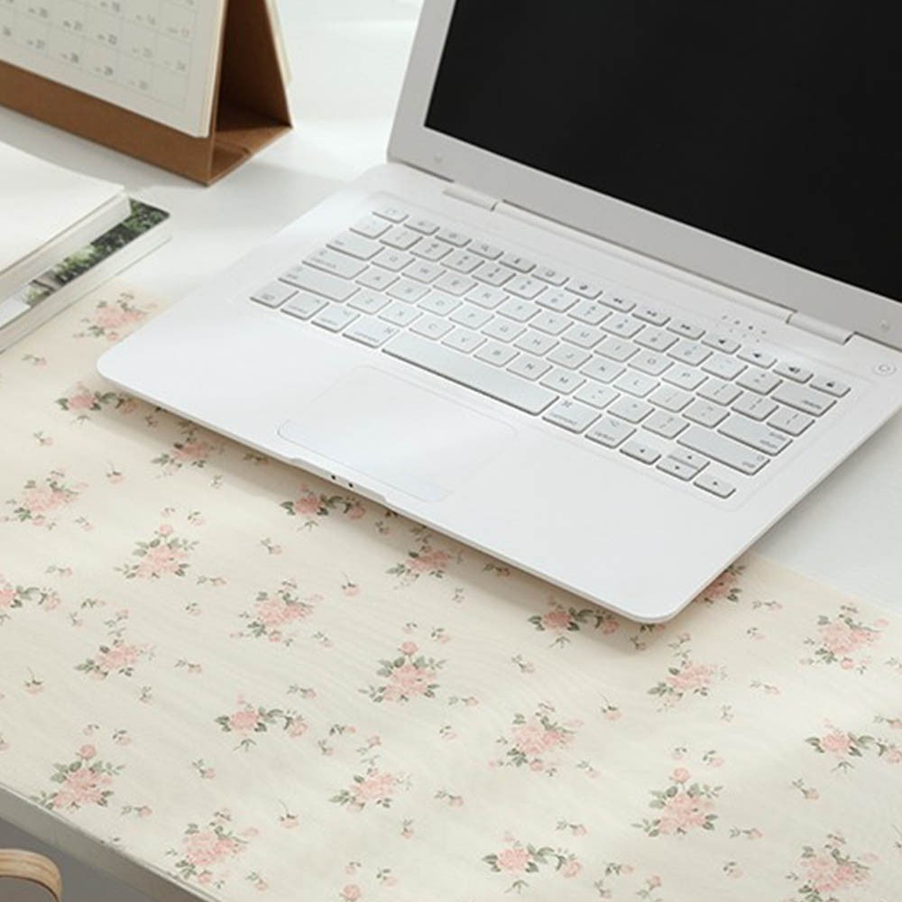 45cm x 300cm Home Kitchen Shelf Drawer Liner Drawer Mat Flower