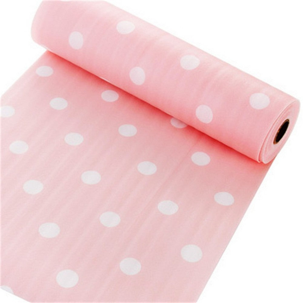 2 Rolls 45cm x 300cm Home Kitchen Shelf Drawer Liner Drawer Mat Pink