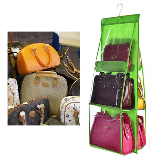 Handbag Organiser Home Storage-Green