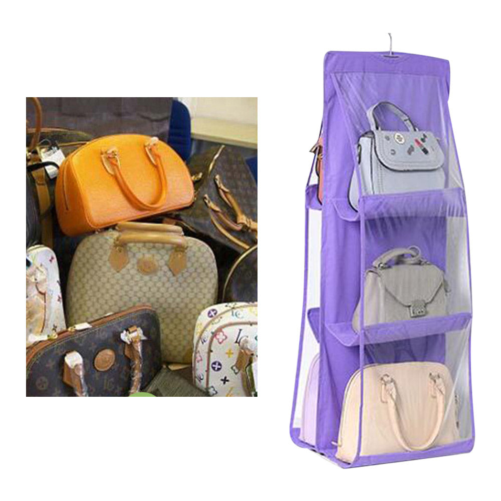 Handbag Organiser Home Storage-Purple